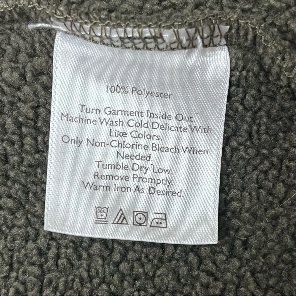 Vtg Y2K Eddie Bauer Signature Fleece Pullover XXL Green 1/4 Zip Gorpcore Outdoor